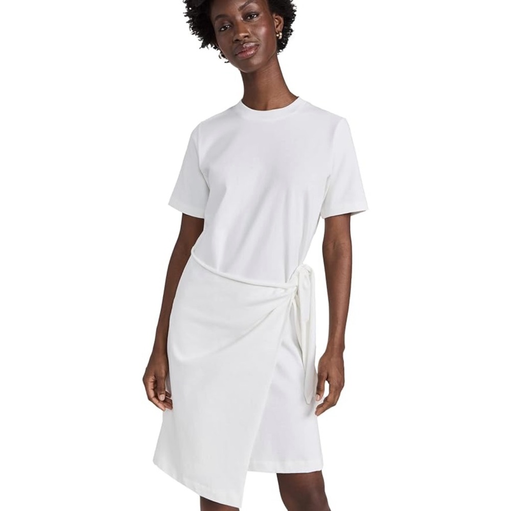 Vince Short sleeve side tie dress size s